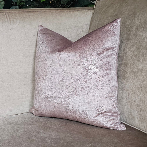 Mauve textured velvet