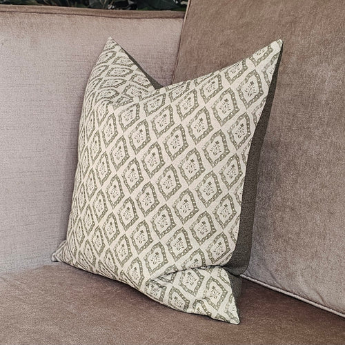 Celina -Forest green cushion