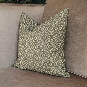 Martine -Forest green cushion