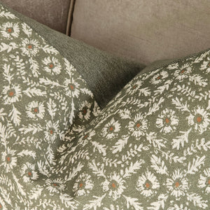 Martine -Forest green cushion