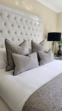 Load image into Gallery viewer, Oakley sofa/bed set of 4 piped cushions