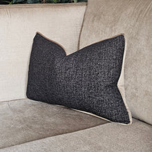 Load image into Gallery viewer, Diamond Taupe/ truffle set of 6 piped cushions