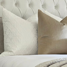 Load image into Gallery viewer, Chelsea ivory &amp; gold bed set of 6 cushions / bolster