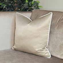 Load image into Gallery viewer, Clarisa - gold / ice white piping