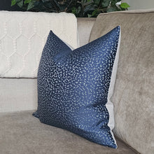 Load image into Gallery viewer, Emily / navy grey scatter cushion