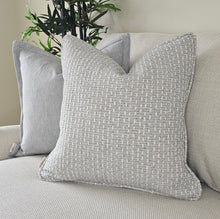 Load image into Gallery viewer, Christie/ soft blue Oxford cushion