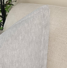 Load image into Gallery viewer, Christie/ soft blue Oxford cushion
