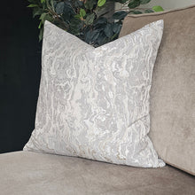 Load image into Gallery viewer, Marble/ grey- beige cushion cover