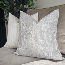Load image into Gallery viewer, Marble/ grey- beige cushion cover