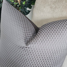 Load image into Gallery viewer, Diamond/ grey cushion cover