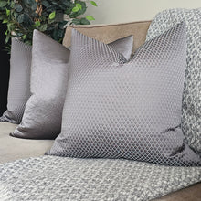 Load image into Gallery viewer, Diamond/ grey cushion cover
