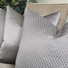 Load image into Gallery viewer, Diamond/ grey cushion cover