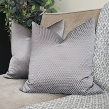 Load image into Gallery viewer, Diamond/ grey cushion cover