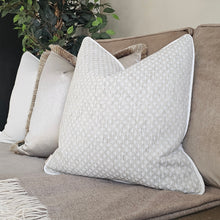 Load image into Gallery viewer, Arlo/ neutral cushion contrasting piping
