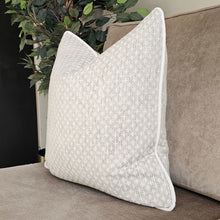 Load image into Gallery viewer, Arlo/ neutral cushion contrasting piping