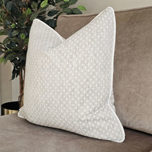Load image into Gallery viewer, Arlo/ neutral cushion contrasting piping
