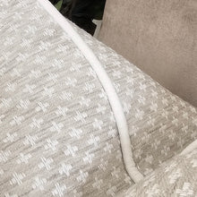 Load image into Gallery viewer, Arlo/ neutral cushion contrasting piping
