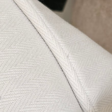 Load image into Gallery viewer, Shala/ porcelain cushion contrasting piping
