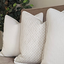Load image into Gallery viewer, Shala/ porcelain cushion contrasting piping
