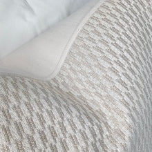 Load image into Gallery viewer, Logan natural /taupe boucle set of 5 / piped bolster cushions