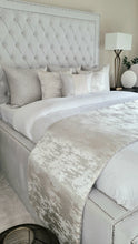 Load image into Gallery viewer, Annabelle bed set of 6 cushions ( Oyster ) optional bed runner available