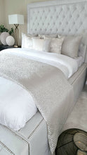 Load image into Gallery viewer, Annabelle bed set of 6 cushions ( Oyster ) optional bed runner available