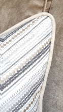 Load image into Gallery viewer, Varadero- Taupe / grey contrasting cotton piping