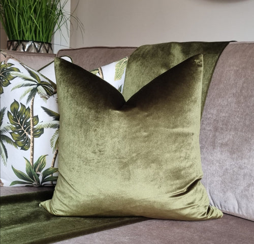 Luxe velvet sage green