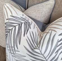 Load image into Gallery viewer, Saona- Taupe / grey contrasting cotton piping