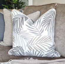 Load image into Gallery viewer, Saona- Taupe / grey contrasting cotton piping