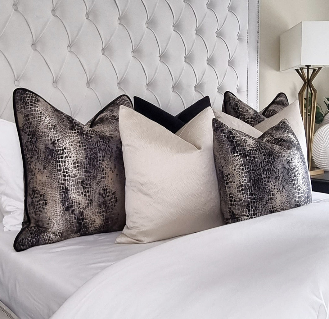 Gator-set 6 mocca/ champagne bed set